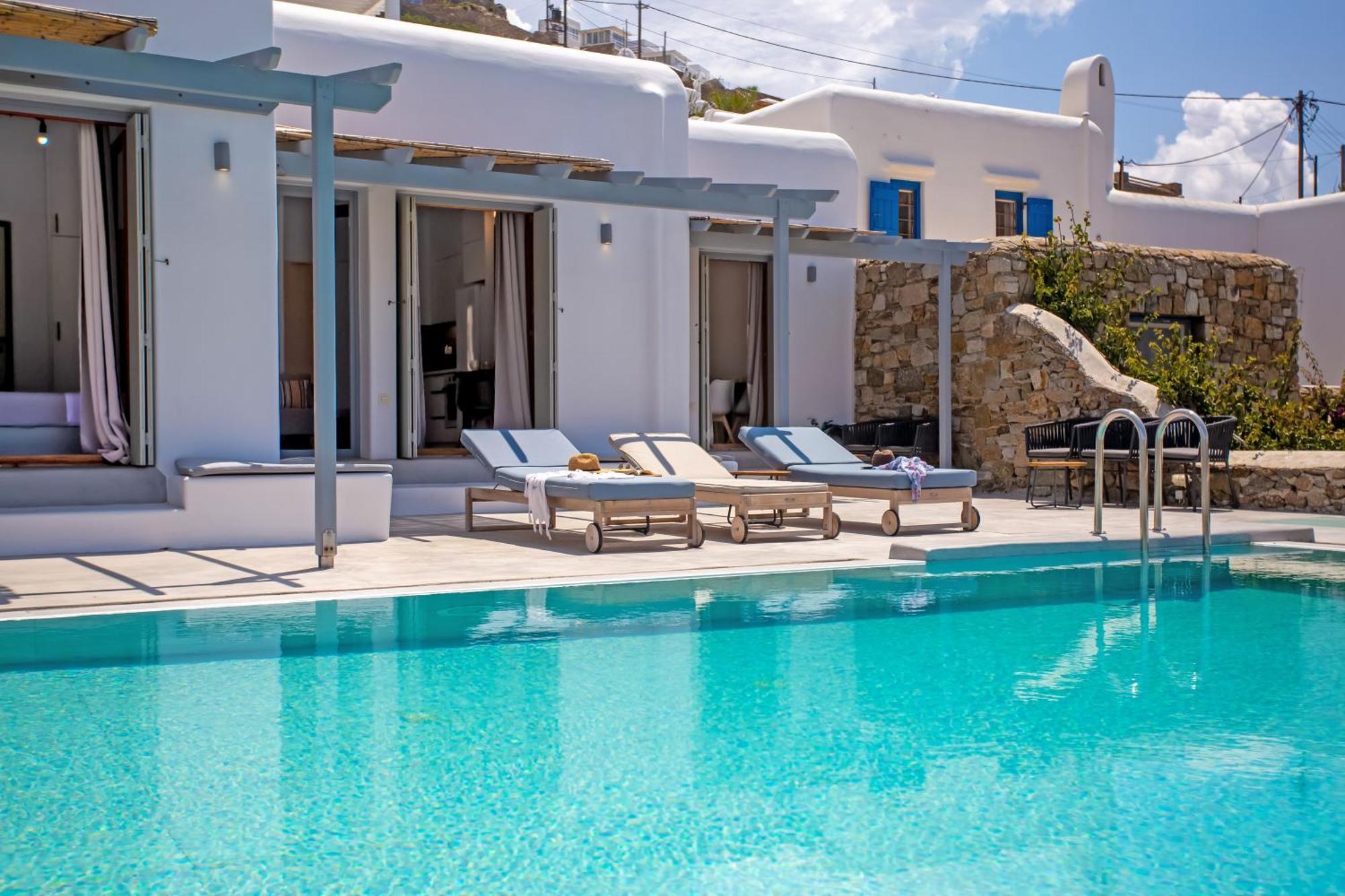 Aqua Breeze Seaview Pool Suites Mykonos Mykonos Town Zewnętrze zdjęcie